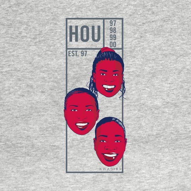 Hou Big 3 T-shirt by kwasi81